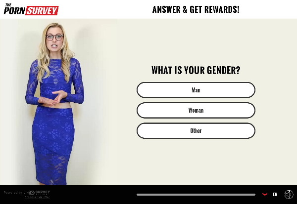 The Porn Survey special – answer & get rewards