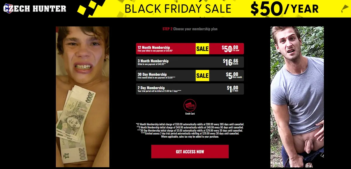 CzechHunter.com discount Czech Hunter discount — save up to 76% on premium reality street casting content